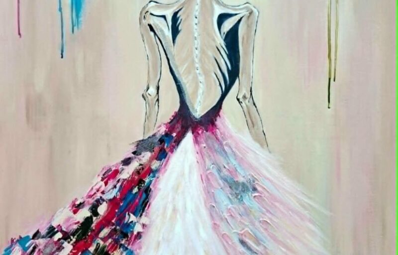 sous contrôle - Acrylique et techniques mixtes sur toile coton montée sur châssis – 81 × 65 cm